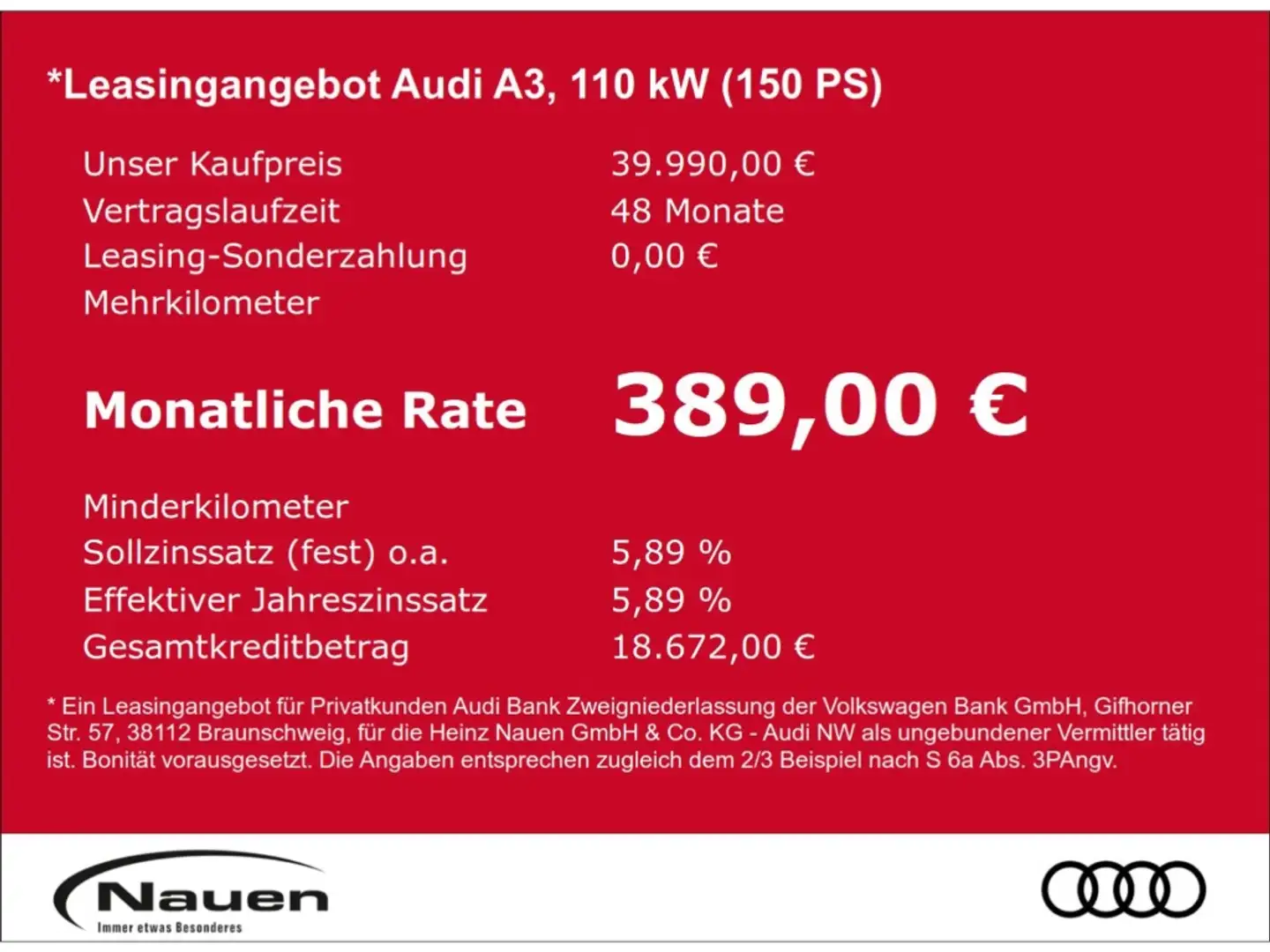 Audi A3 allstreet 35 TFSI *Leasing 399€* Grigio - 2