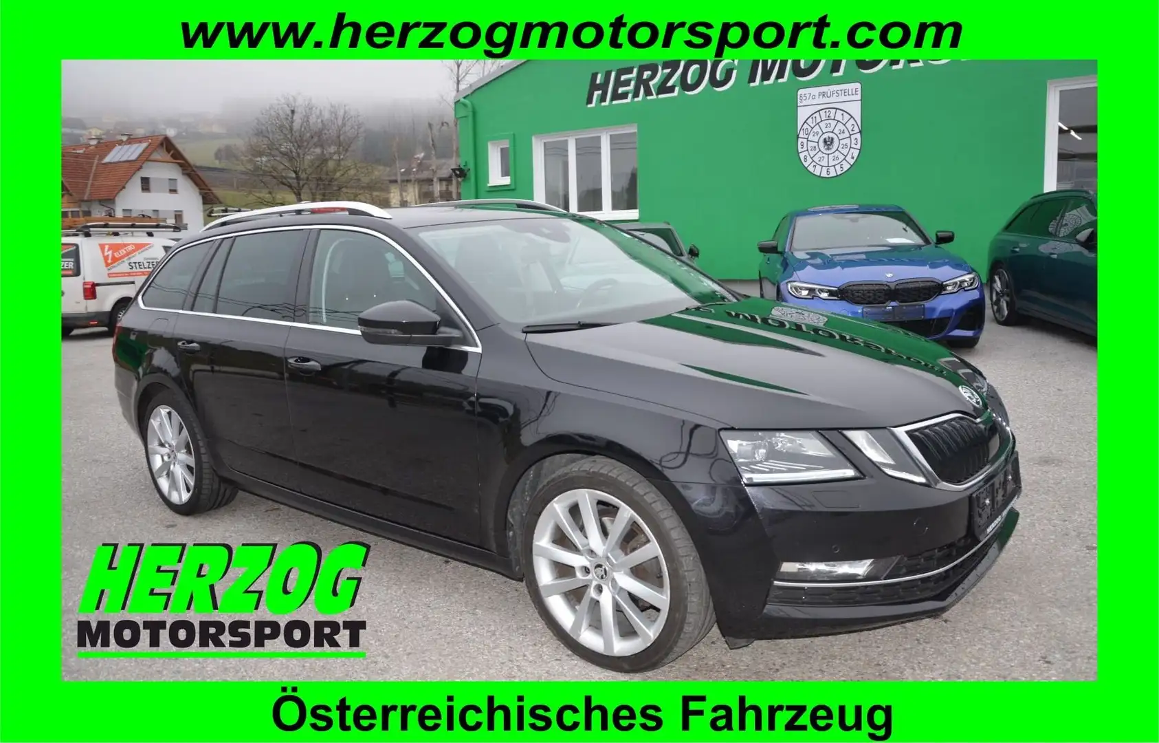 Skoda Octavia Octavia Combi 2,0TDI Style DSG LED VIRTUAL STAND-H Zwart - 1