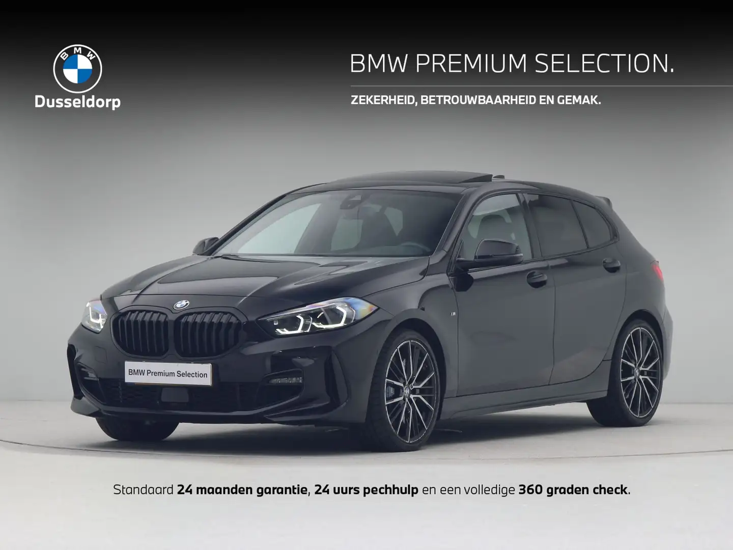 BMW 120 1 Serie 120i High Executive Edition Zwart - 1