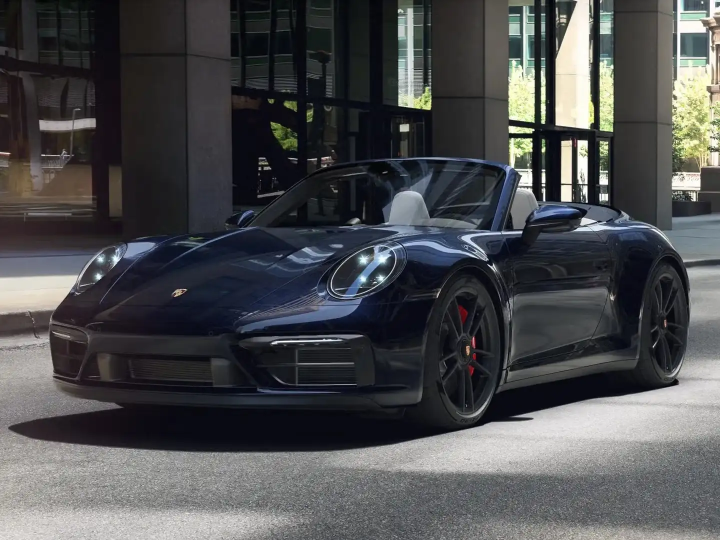 Porsche 992 cabrio 3.0 carrera 4 gts auto Modrá - 1