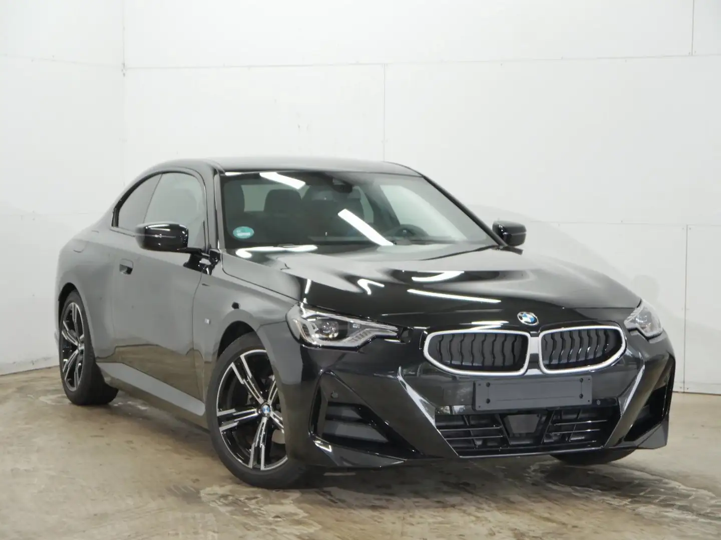 BMW 218 i Coupe M Sport HIFI/KMFRTZGNG/KAMERA/LED Schwarz - 2