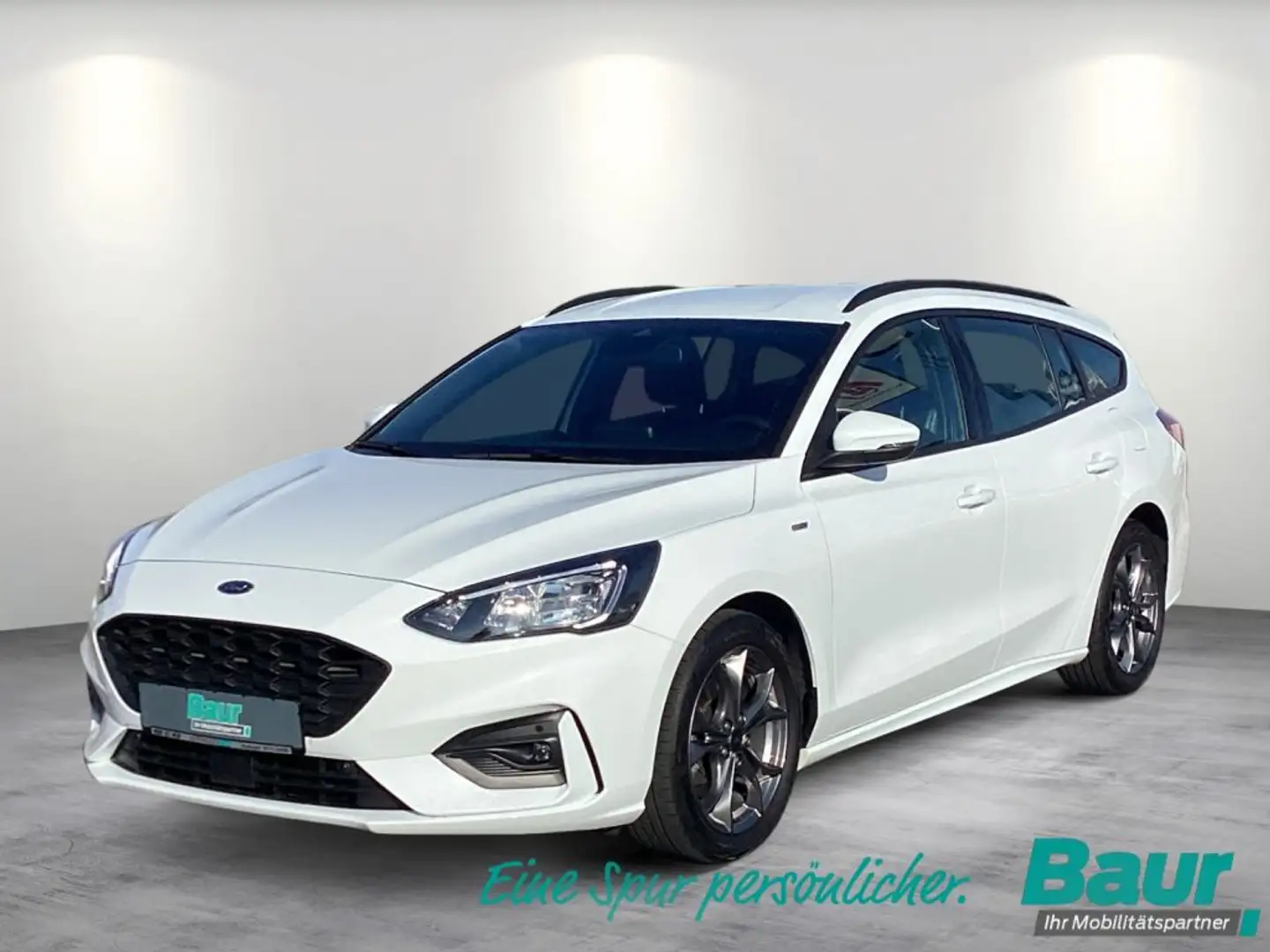 Ford Focus Turnier 1.0 EcoBoost S/S-System ST-LINE AHK Weiß - 1