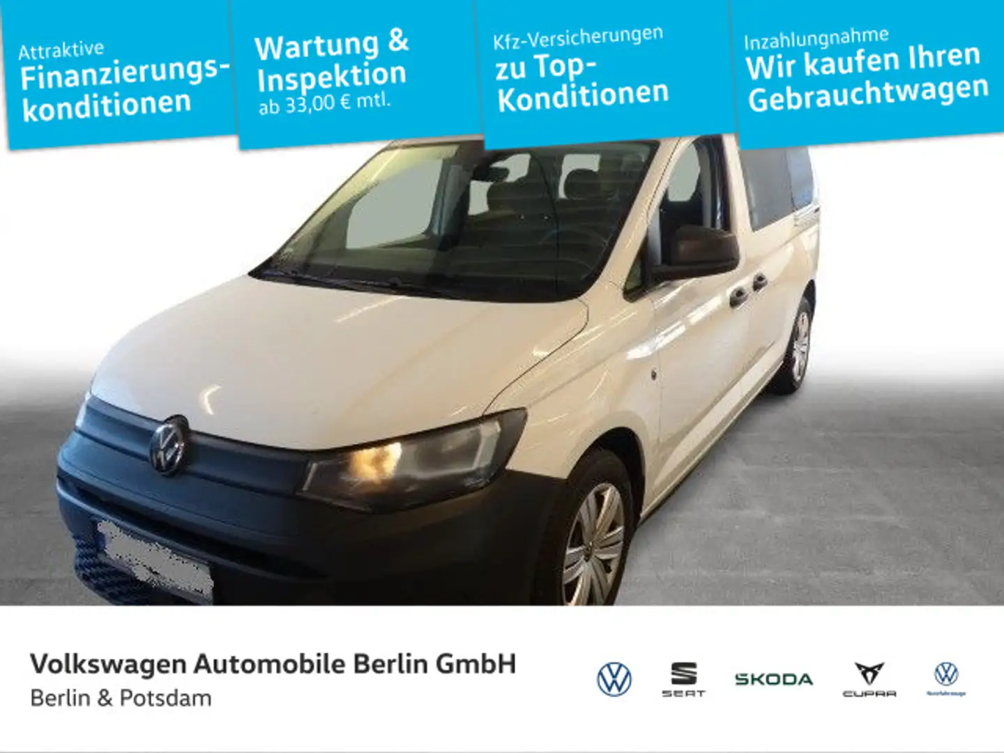 Volkswagen Caddy 2.0TDI LR NAVI W-Paket*OUTLET* Weiß - 1