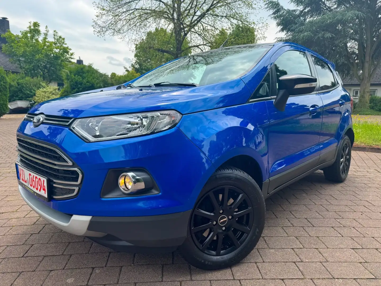 Ford EcoSport Titanium*1. HAND*LEDER*PDC*KLIMA*TEMPOM Blu/Azzurro - 1