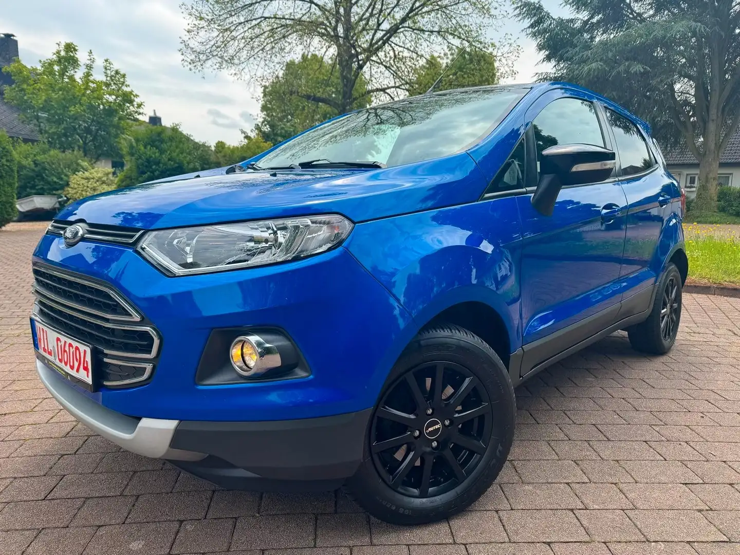 Ford EcoSport Titanium*1. HAND*LEDER*PDC*KLIMA*TEMPOM Azul - 1