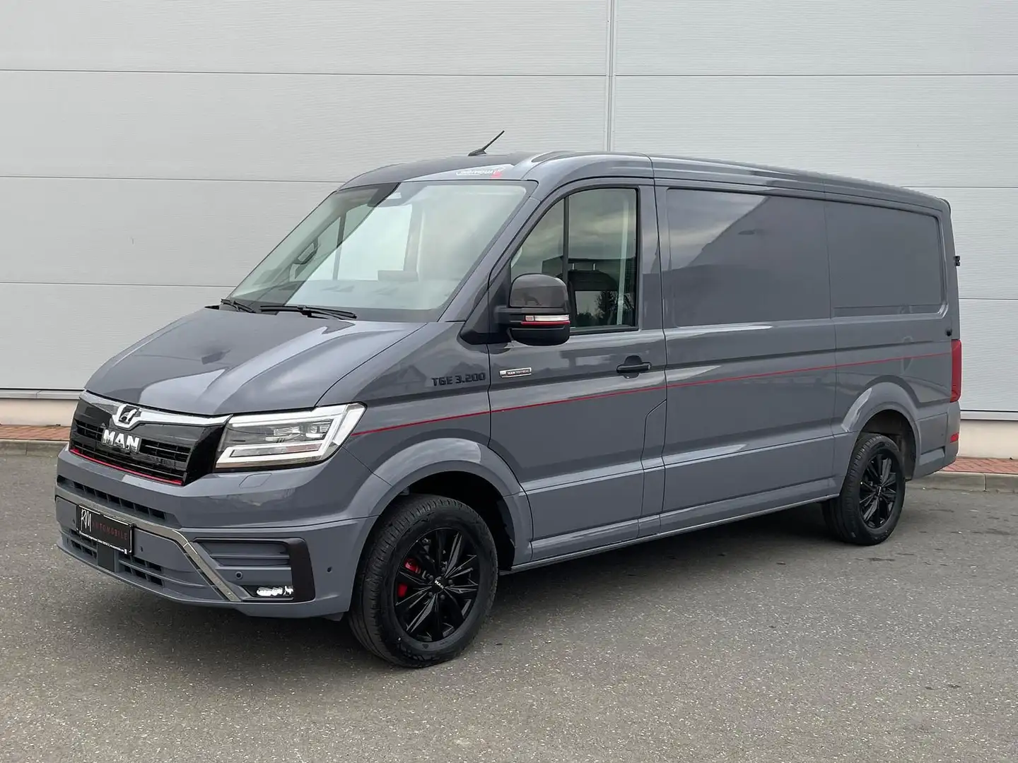 MAN TGE 3.200 L3H2 Kasten 4x4 Individual S ACC STHZ Gris - 1