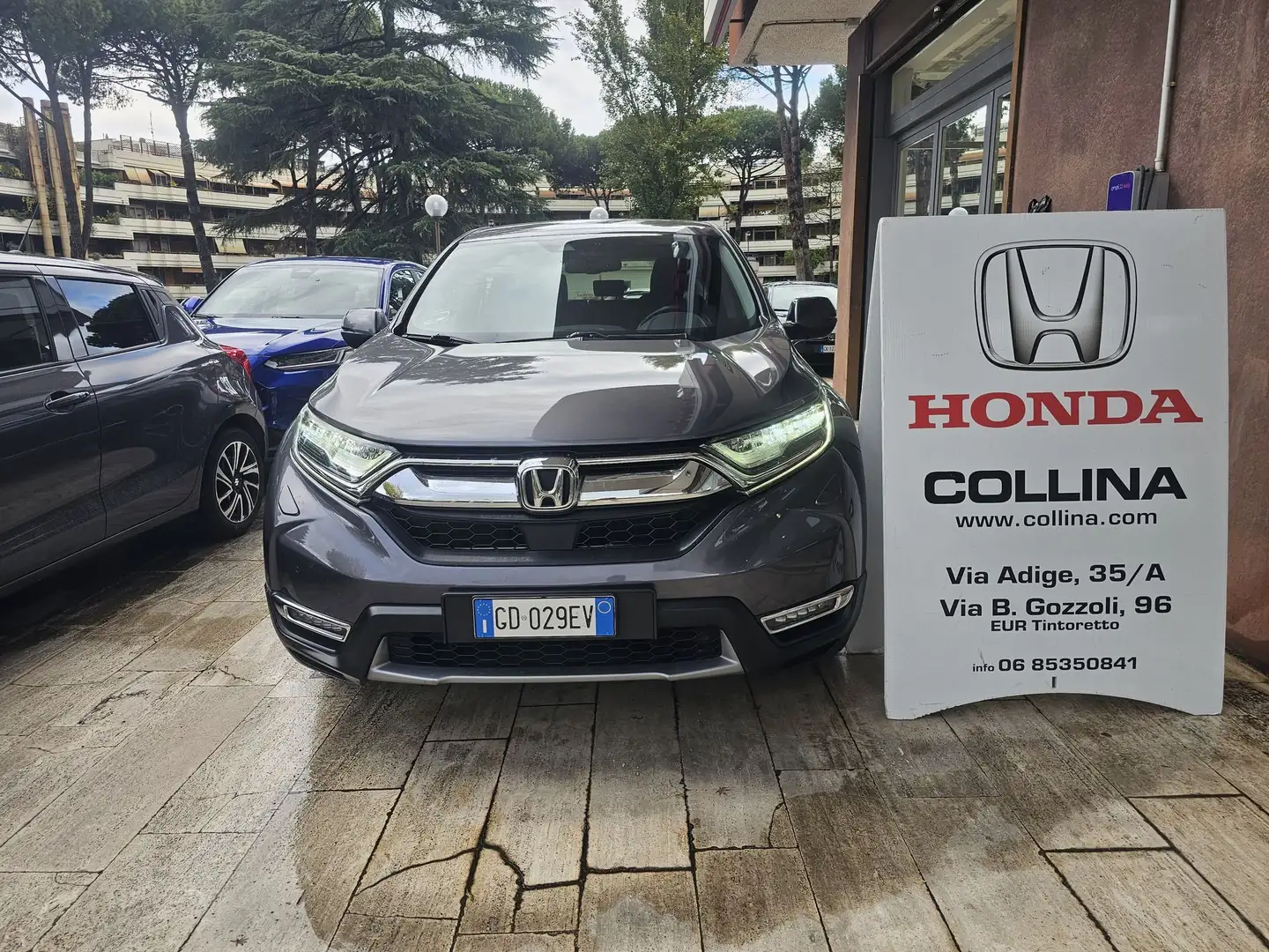 Honda CR-V CR-V 2.0 Hev eCVT Elegance Navi AWD Gris - 1