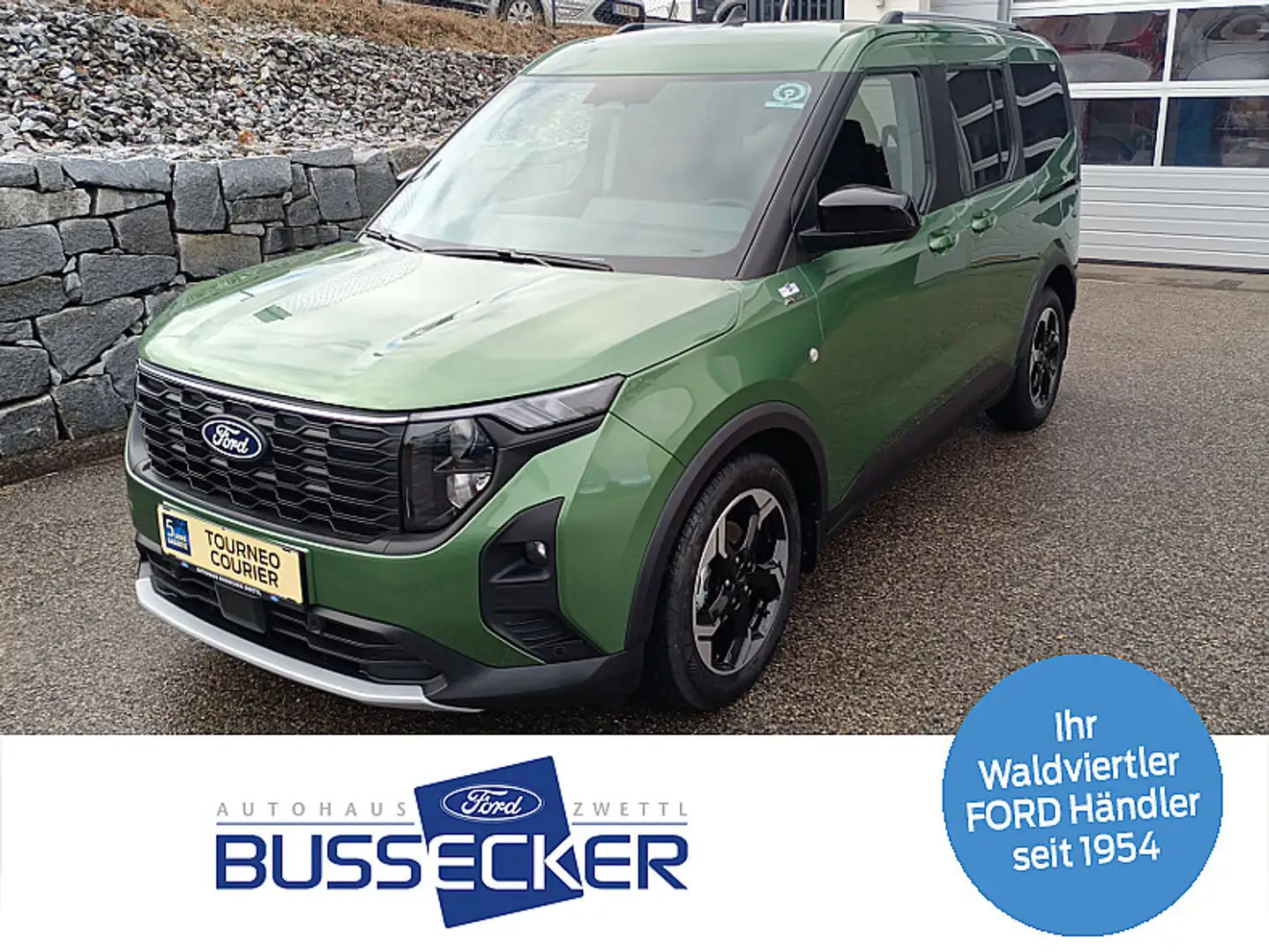 Ford Tourneo Courier 1,0 EcoBoost Active Groen - 1