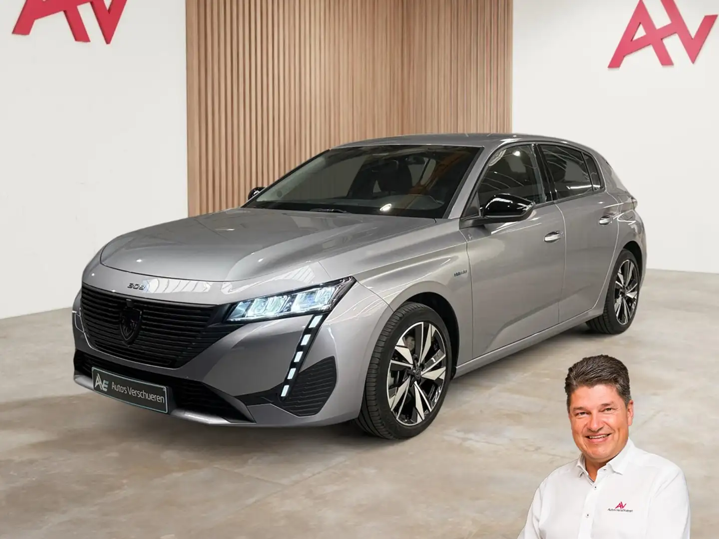 Peugeot 308 Active Pack 1.6 HYbrid 180 ** Navi/Carplay | LE... Grijs - 1