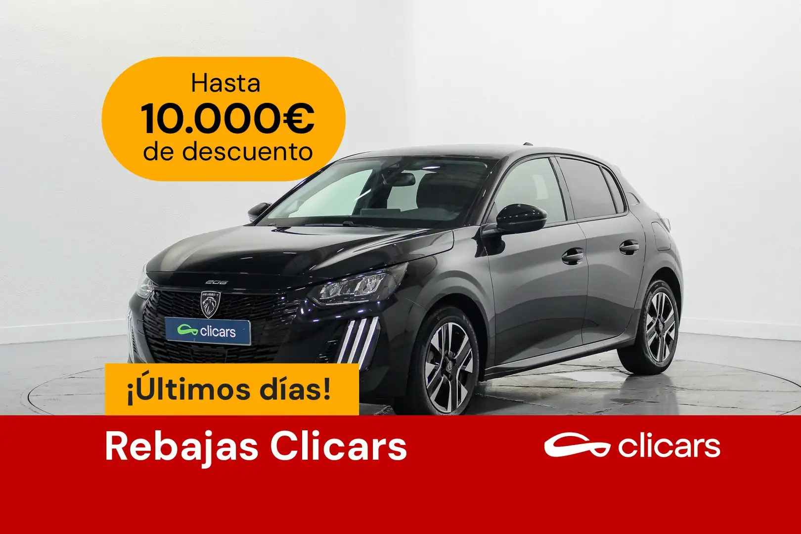 Peugeot 208 1.2 Puretech S&S Allure 100 Noir - 1