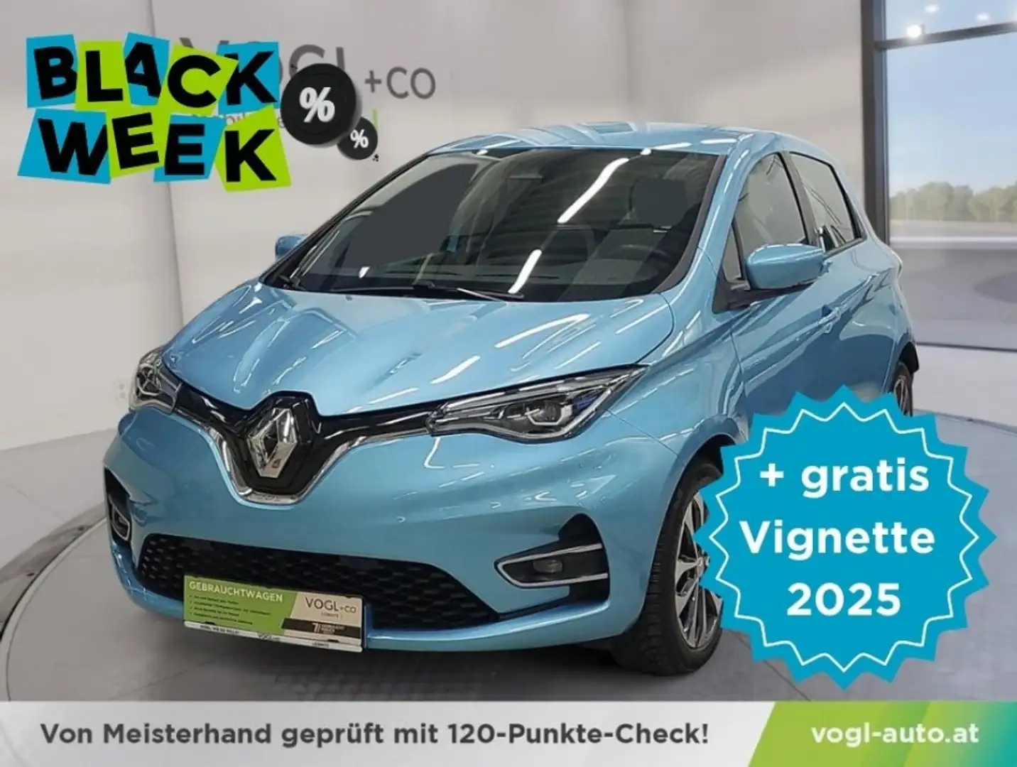 Renault ZOE Zen Complete R110 (52kWh) inkl. Batterie Blau - 1