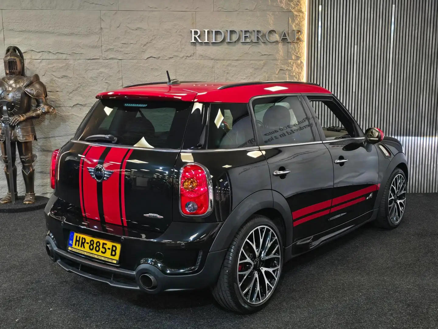 MINI John Cooper Works Countryman Mini 1.6 ALL4 Chili|GARANTIE|LEDER|CRUISE|NAVI|STO Zwart - 2