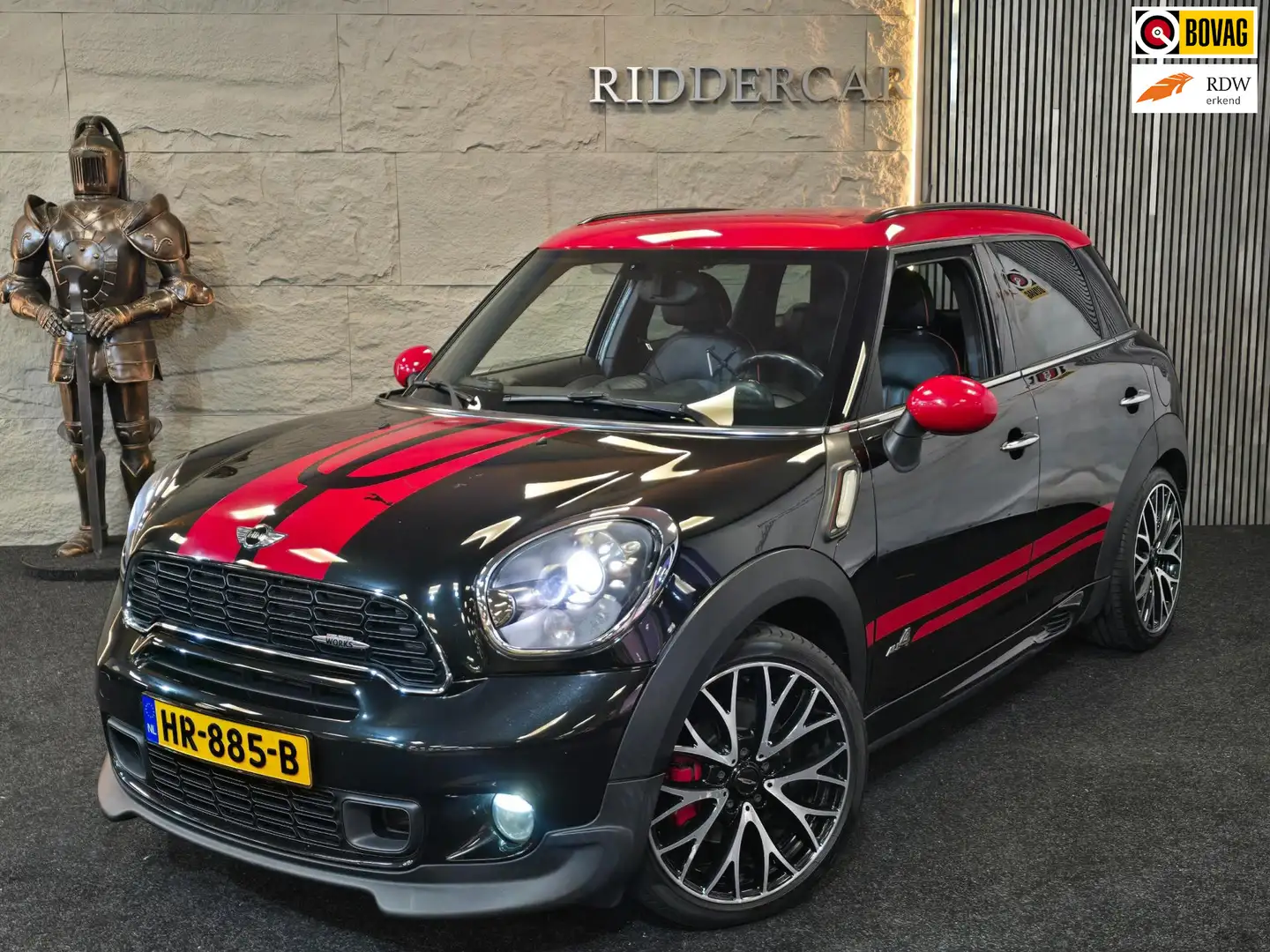 MINI John Cooper Works Countryman Mini 1.6 ALL4 Chili|GARANTIE|LEDER|CRUISE|NAVI|STO Zwart - 1