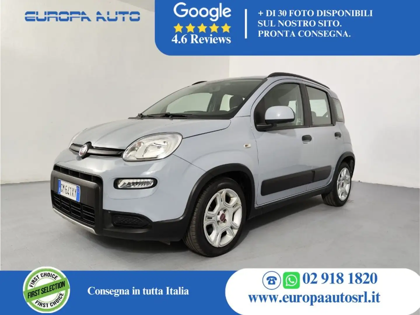 Fiat Panda 1.0 FireFly S&S Hybrid City Life Gris - 1