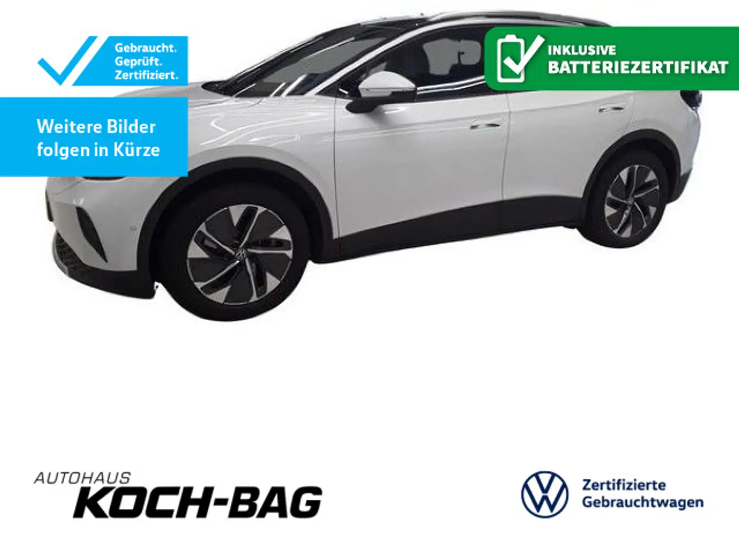 Volkswagen ID.4 Pro electric 77KW Kamera LED Navi Weiß - 1