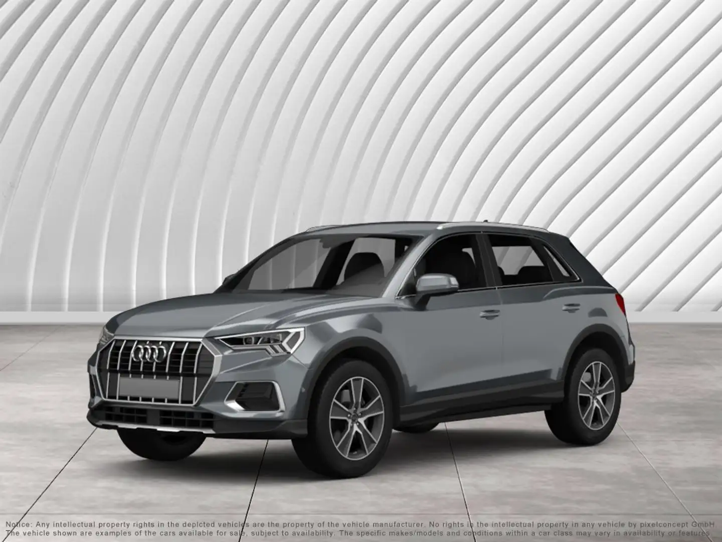 Audi Q3 40 TDI quattro advanced PANO ACC AHK RFK LED Grau - 1