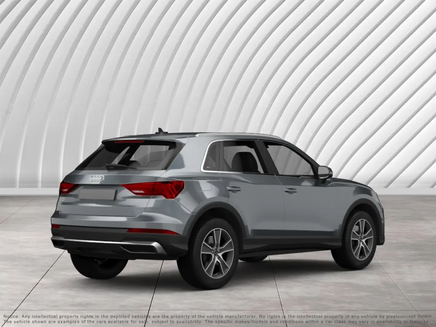 Audi Q3 40 TDI quattro advanced PANO ACC AHK RFK LED Grau - 2