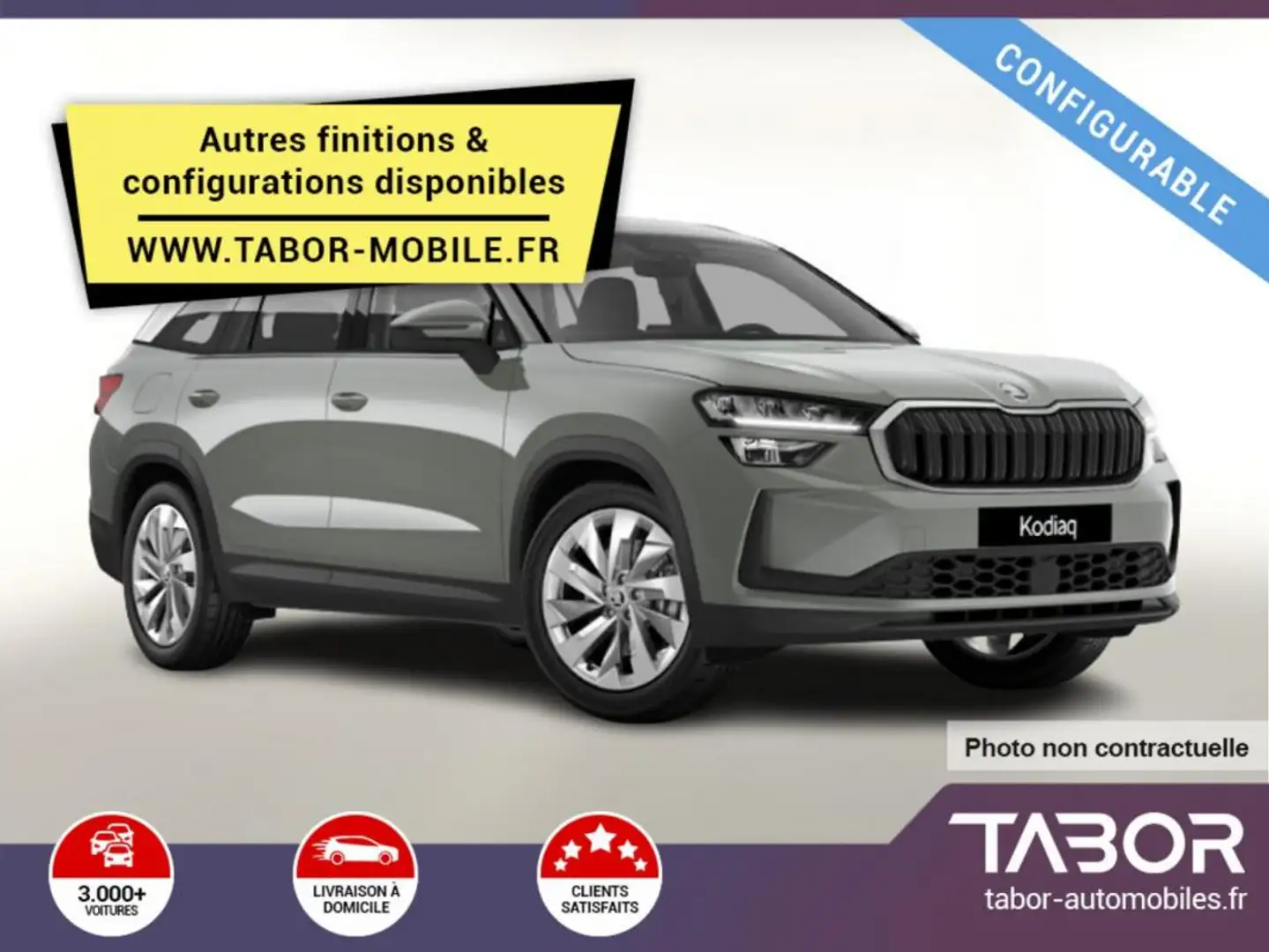 Skoda Kodiaq PHEV 204 DSG Selec GPS Cam ACC Bleu - 1
