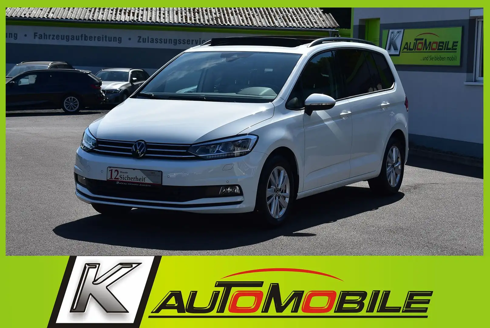 Volkswagen Touran 1,5 TSI LED+Kamera+Panorama+7-Sitzer+ACC Weiß - 1