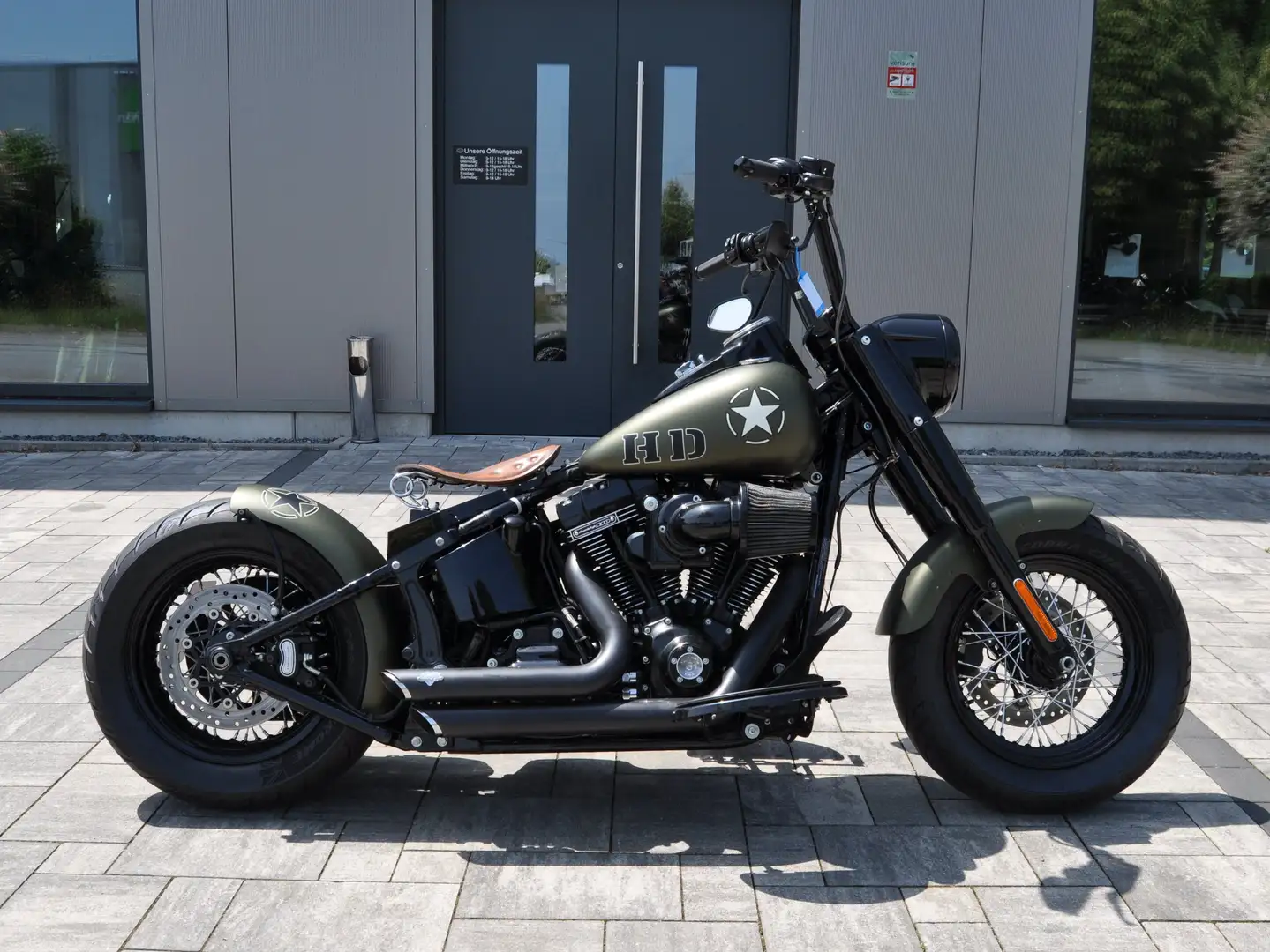 Harley-Davidson Softail Slim FLSS Slim S 110 CUI Bobber Umbau Negru - 1