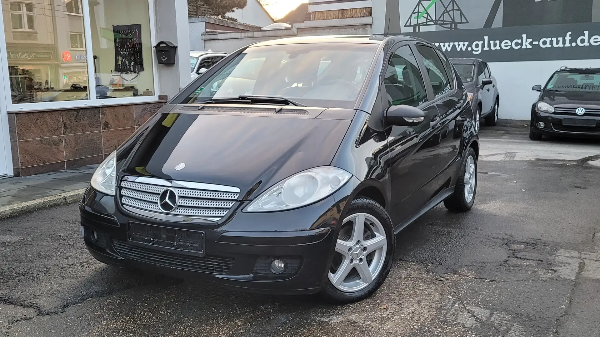 Mercedes-Benz A 170 Automatik*Teilleder*16"*Klima*Allwtr.*Android Auto Negro - 1