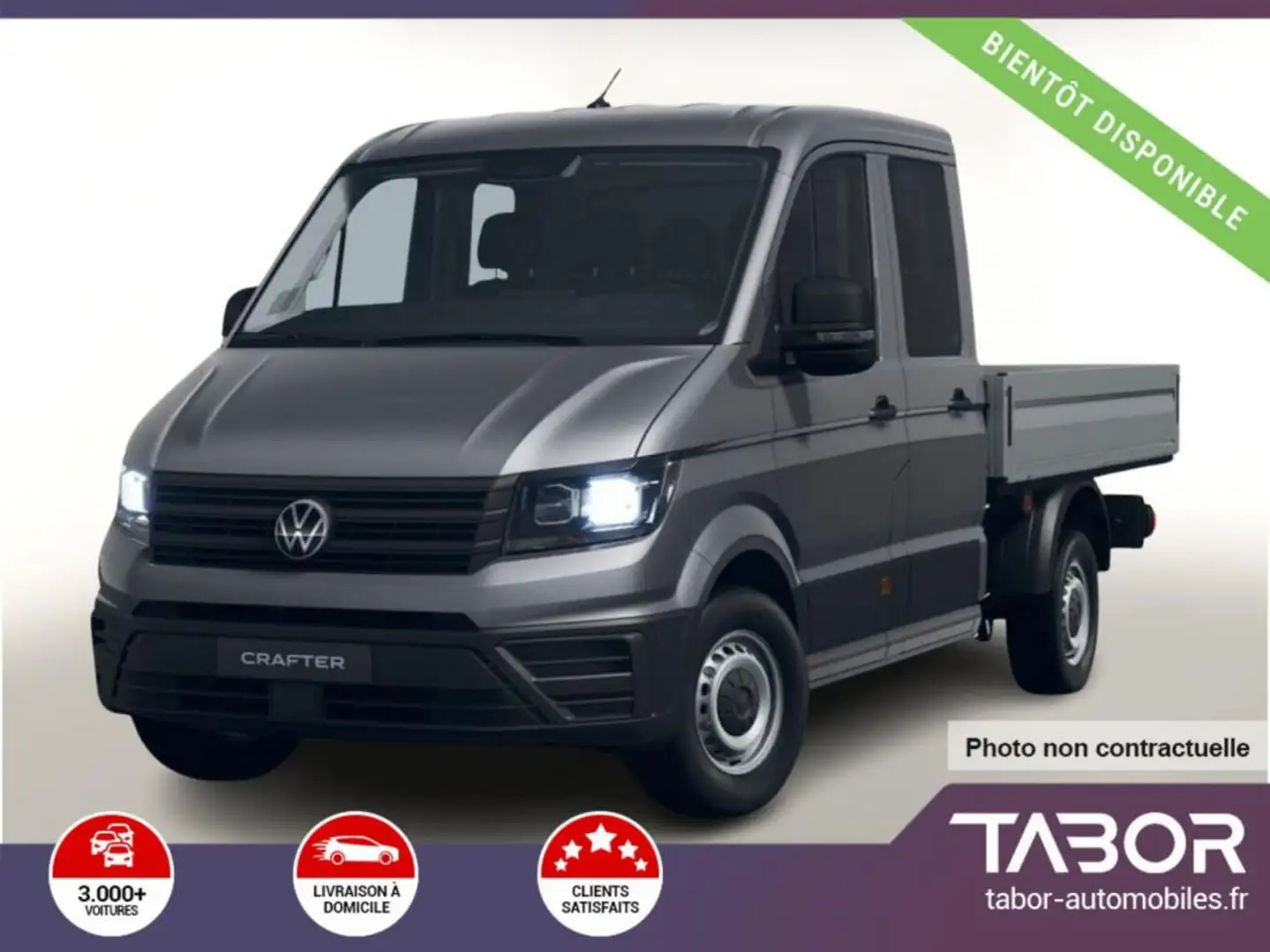 Volkswagen Crafter Pritsche DoKa 35 2.0 TDI 140 Gris - 1