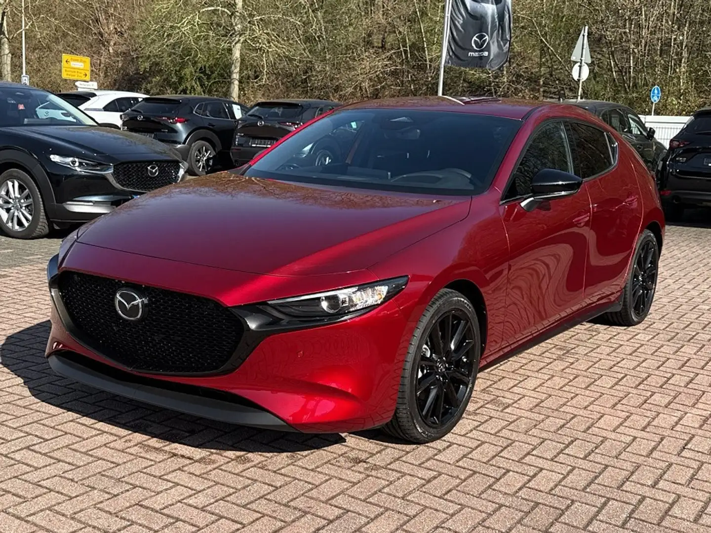 Mazda 3 2.5 Homura *Rückfahrkamera*Navi* Rot - 1