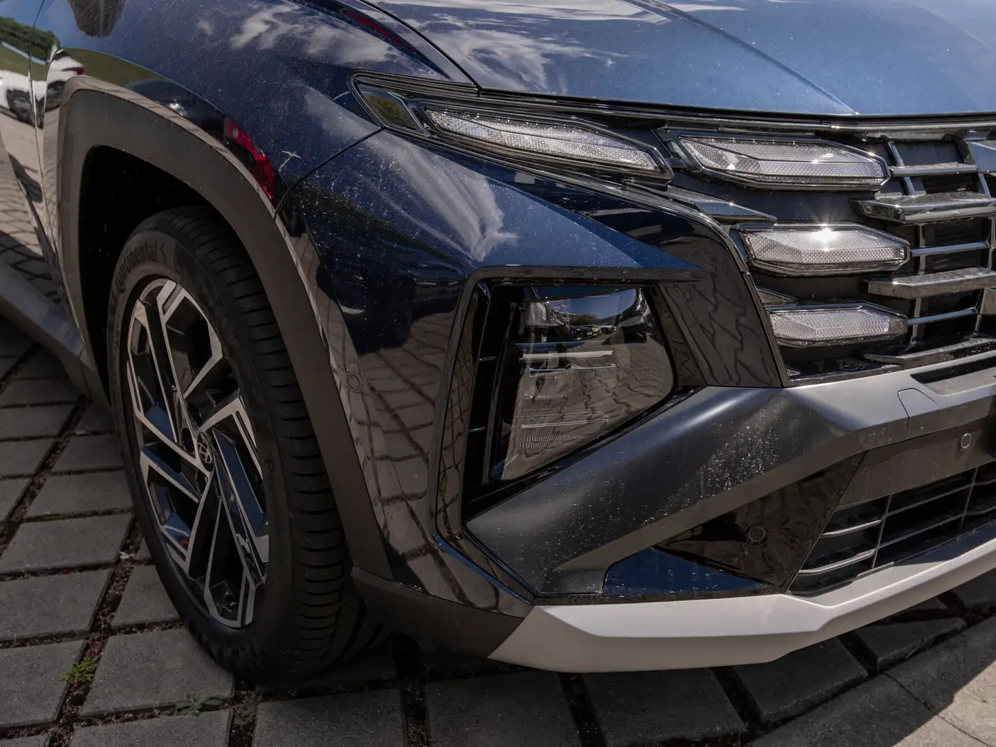 Hyundai TUCSON MILD-HYBRID+NAVI+LEDER+SITZLÜFTG.+PANO+ Blau - 2