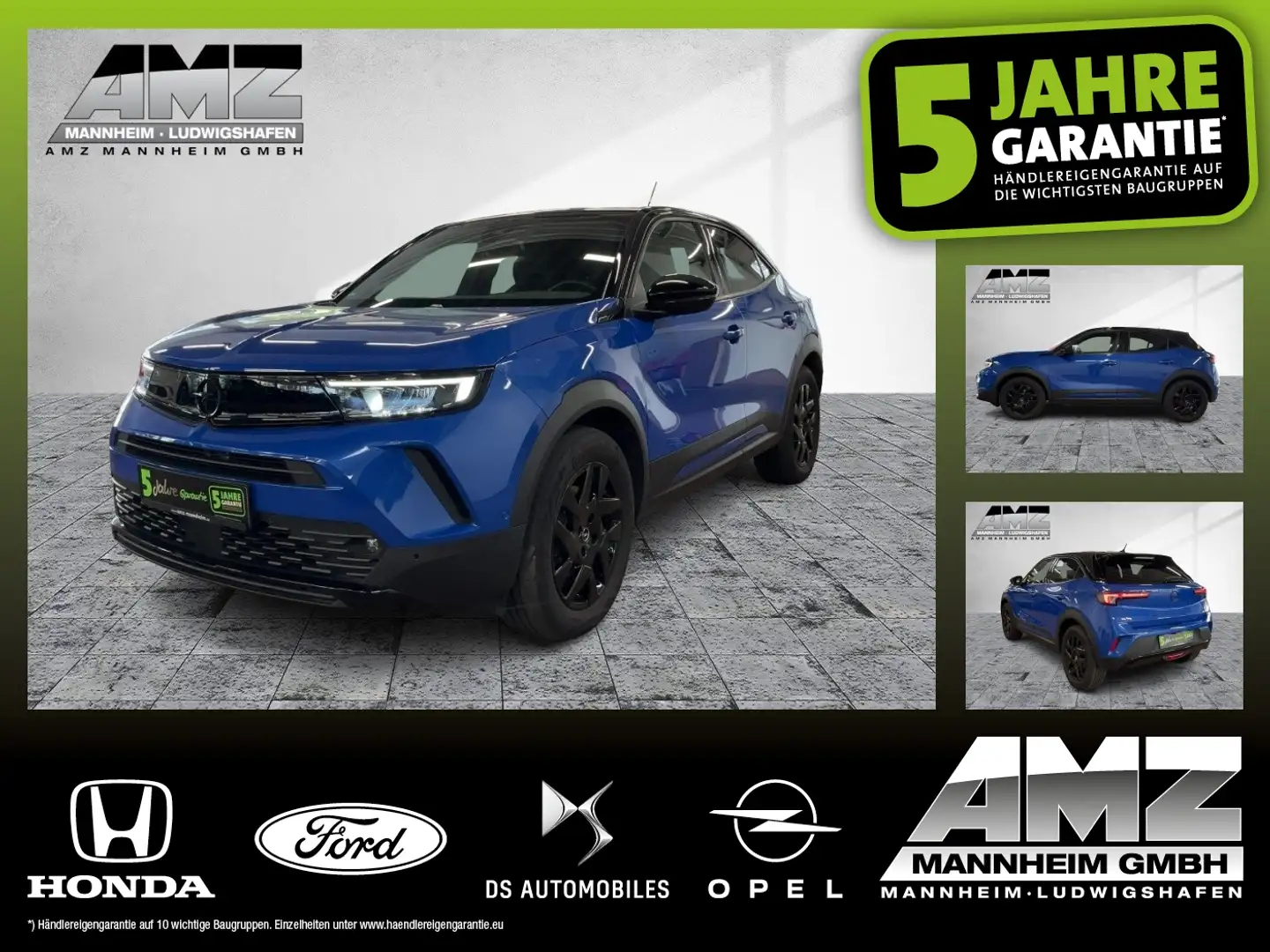 Opel Mokka-E GS Line LED+Navi+Lenkradheizung+Kamera Bleu - 1