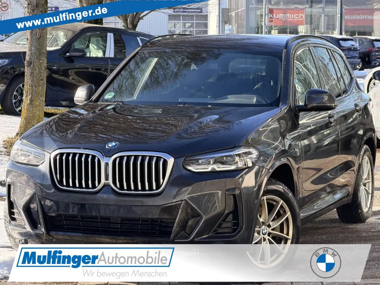 BMW X3 0e M Sport Leder Kamera Sitzh.Live HiFi AHK Gris - 1