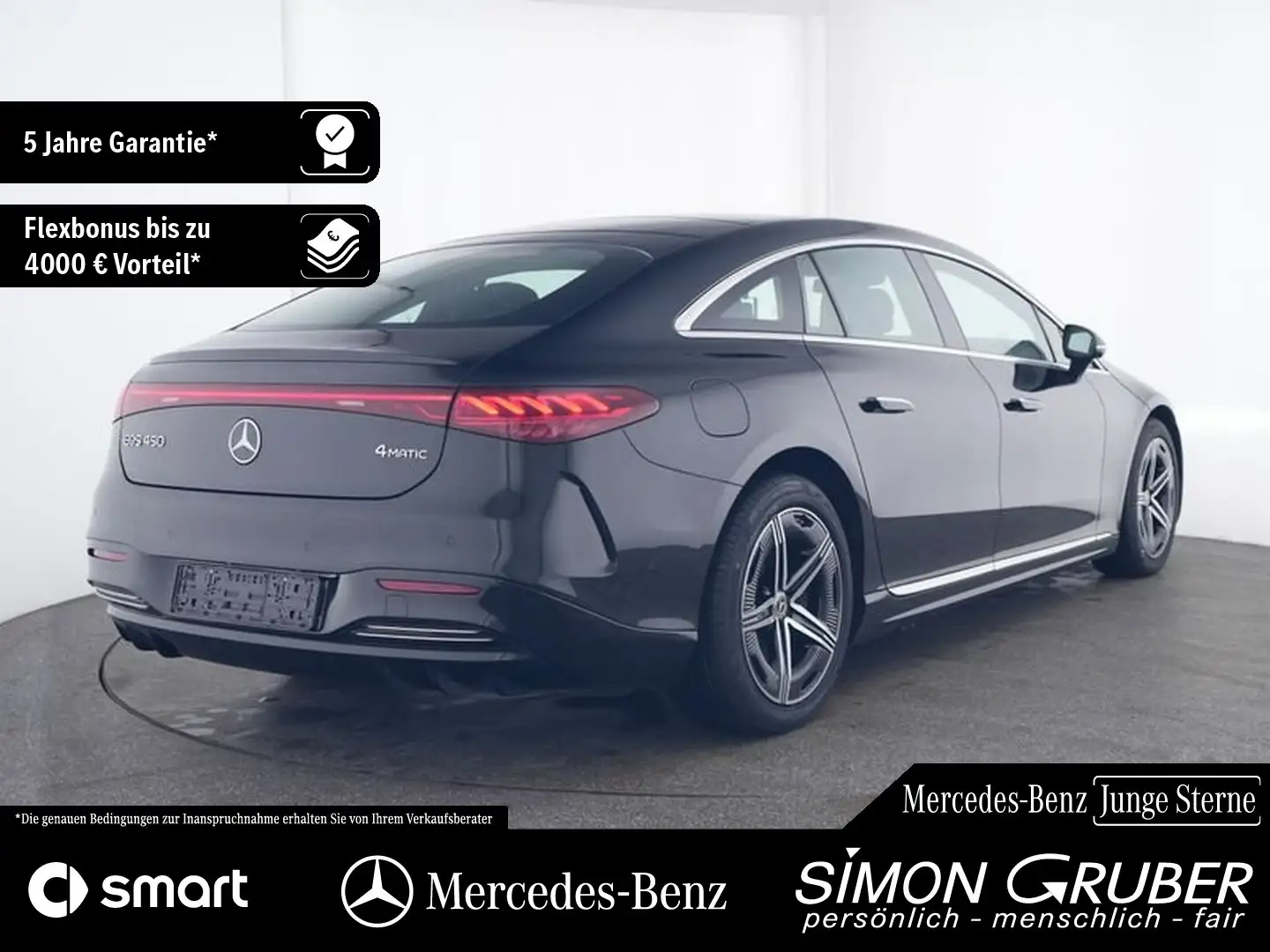 Mercedes-Benz EQS 450 4M AMG Pano Hyper HAL DigitalL Mod 2025 crna - 2