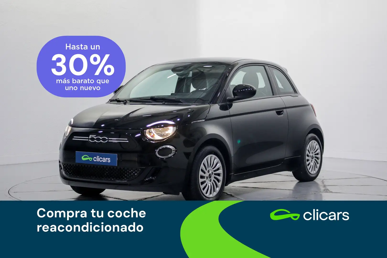 Fiat 500 500e Icon 87KW Negro - 1