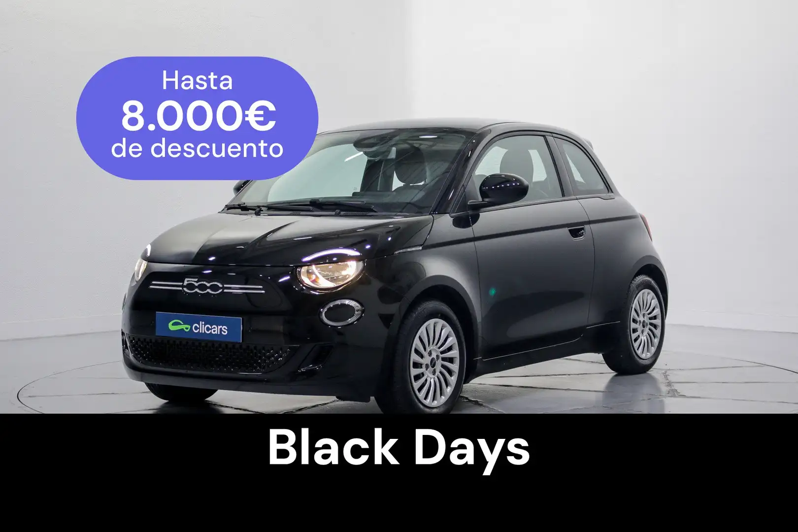 Fiat 500 500e Icon 87KW Noir - 1