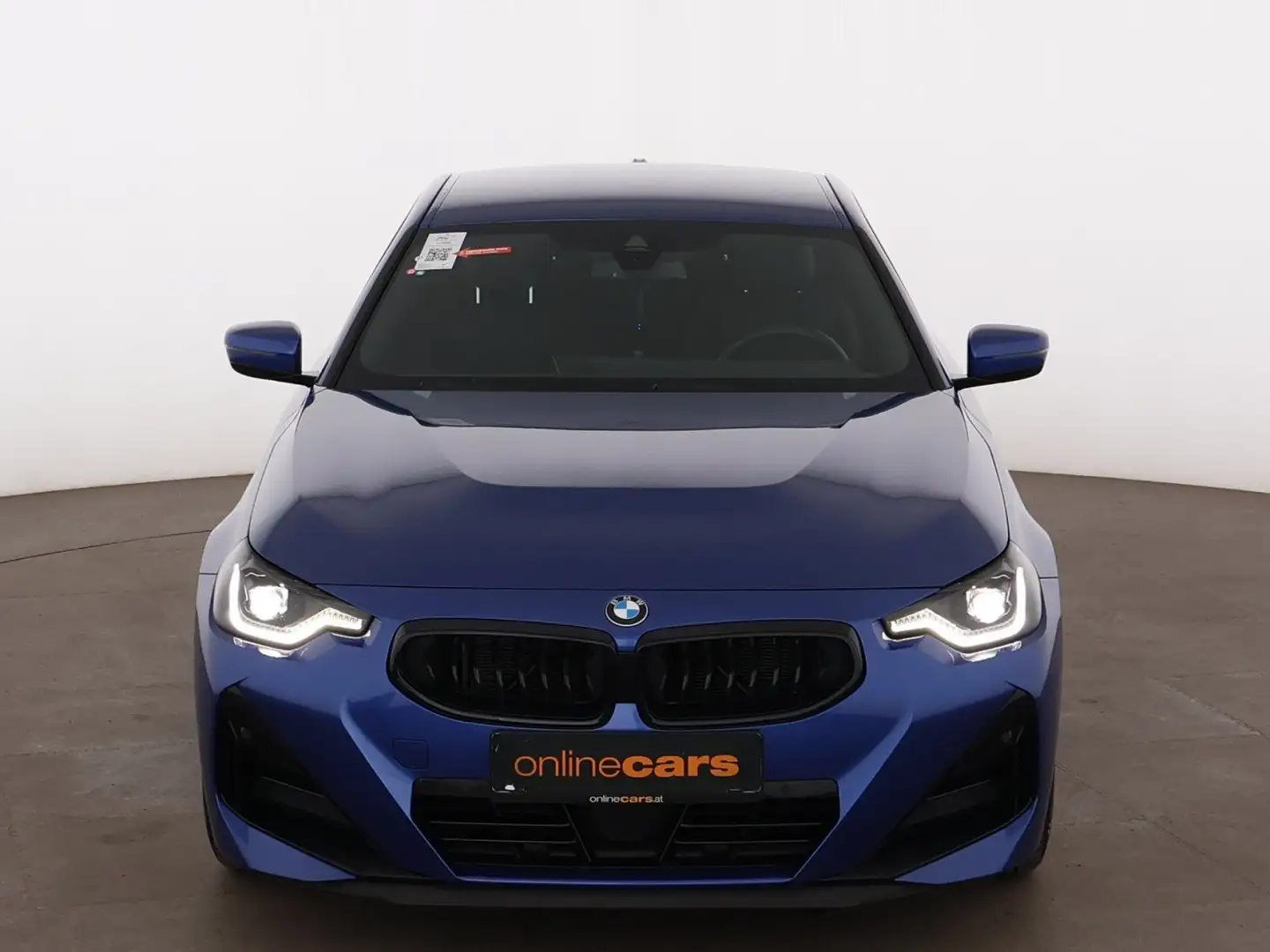 BMW 220 i Coupe M-Sport Aut LED LEDER NAVI SITZHZG Blau - 2