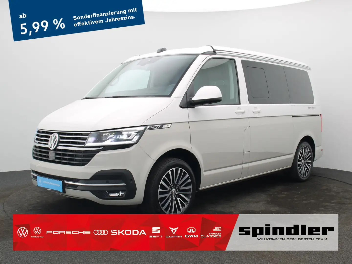 Volkswagen T6.1 California Beach Tour DSG 4M / Markise, AHK Weiß - 1