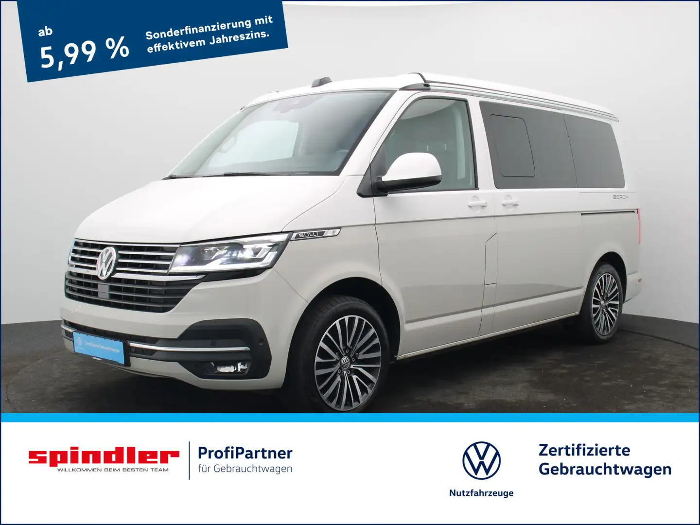 Volkswagen T6.1 California Beach Tour DSG 4M / Markise, AHK Blanc - 1