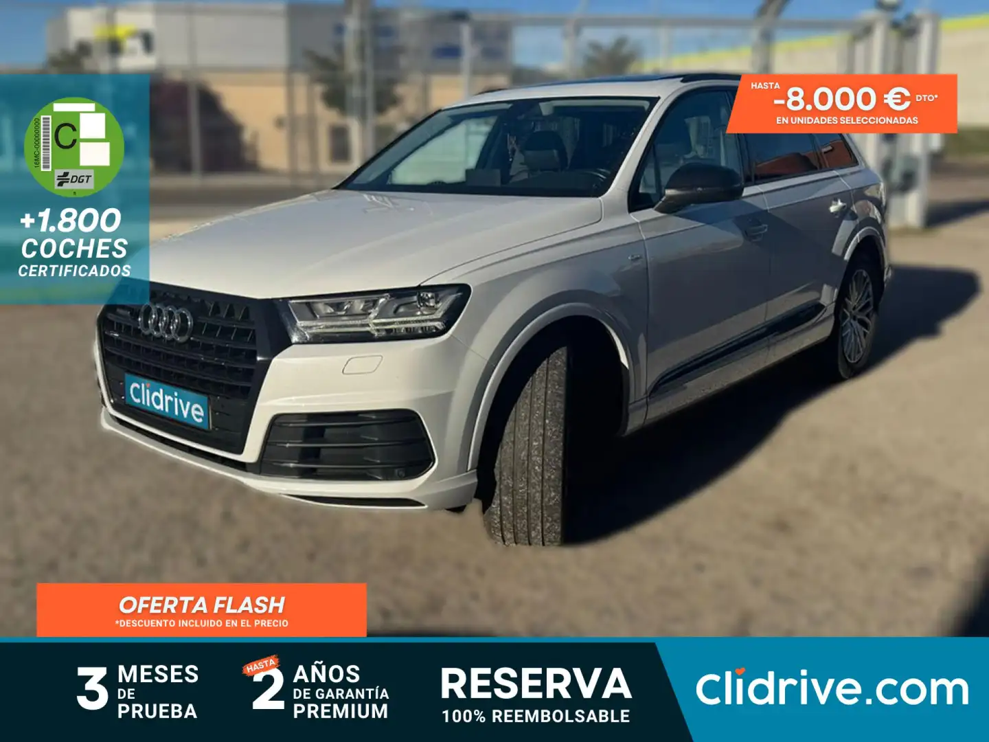 Audi Q7 3.0TDI ultra quattro tiptronic 160kW Blanco - 1