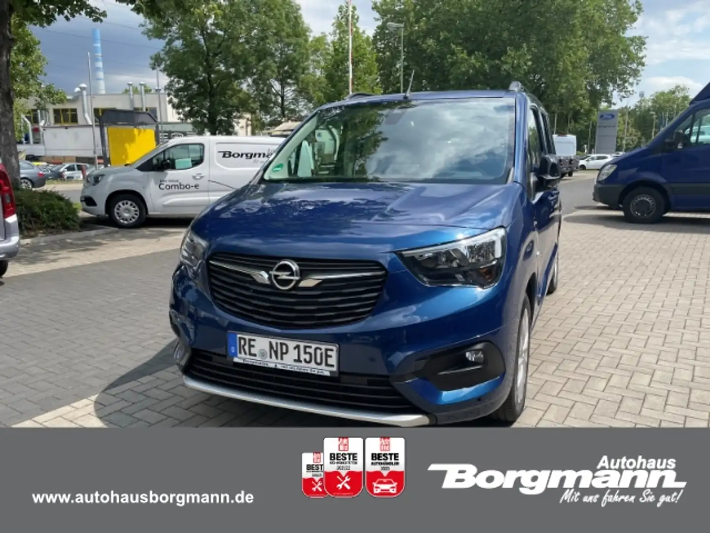 Opel Combo-e Life Ultimate HUD Panorama Navi El. Schiebetüren Apple Blau - 1