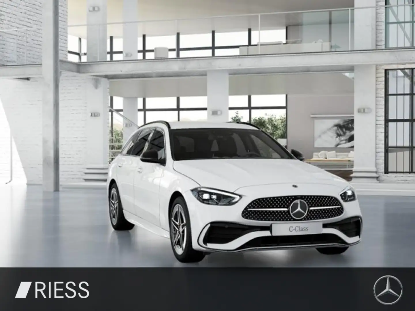 Mercedes-Benz C 200 T AMG+AHK+Distronic+LED+MBUX+Night+Ambient Weiß - 2