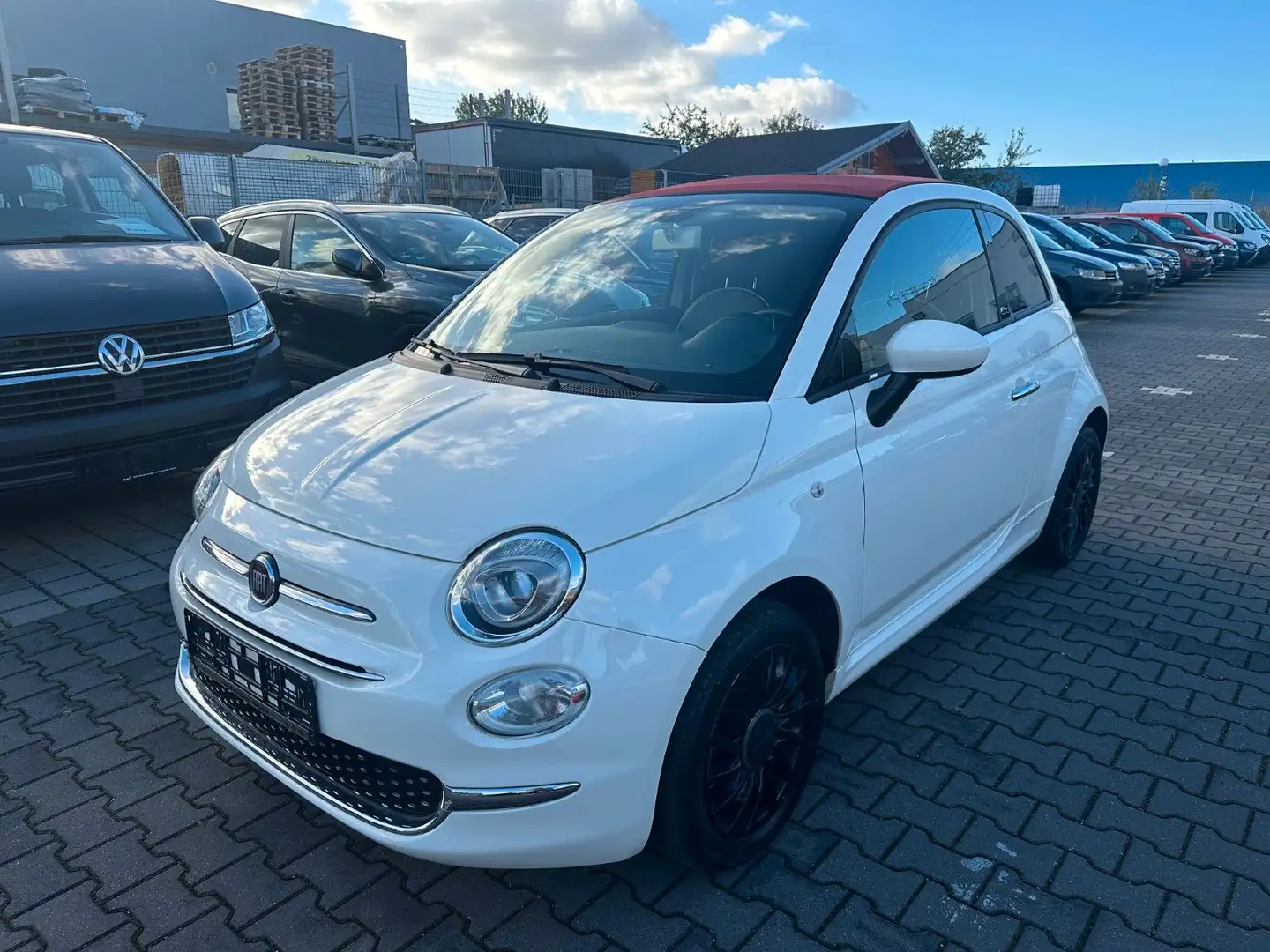 Fiat 500C Lounge Cabrio Weiß - 1