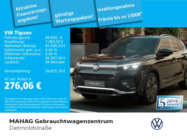 Volkswagen Tiguan R Line 2.0 TSI 4Mot Leder AHK Navi HuD St