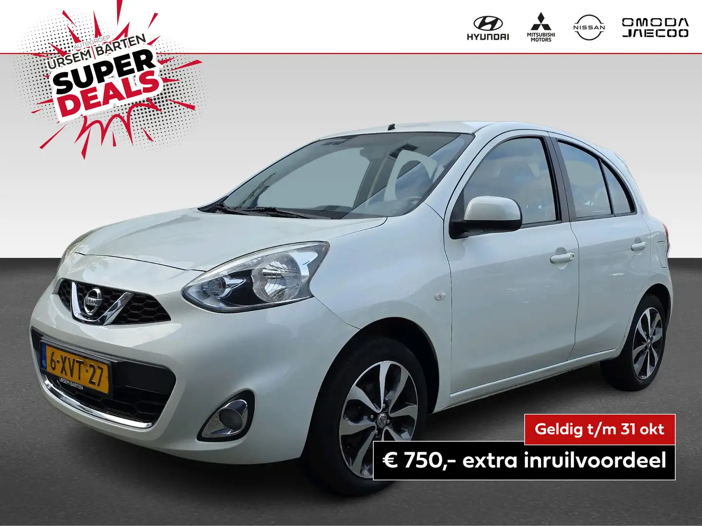 Nissan Micra 1.2 Acenta | Cruisecontrol | Airco | Velgen lichtm Blanc - 1