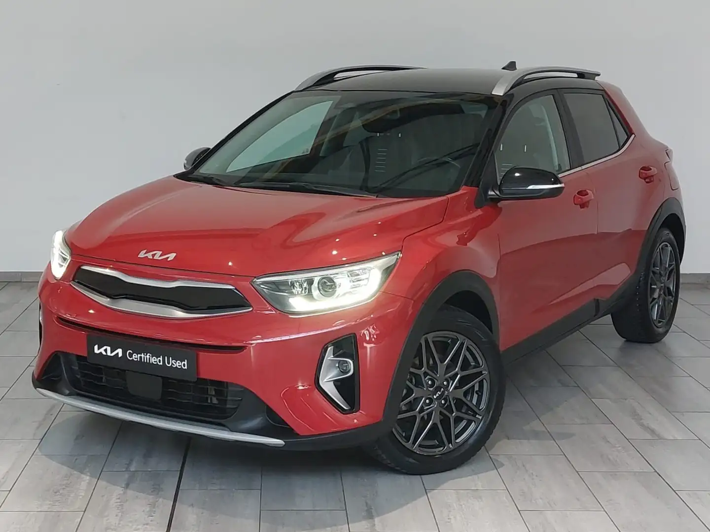 Kia Stonic BLACK EDITION Stonic 1.0 T ISG 100CV *GPS-CLIM* Rouge - 1