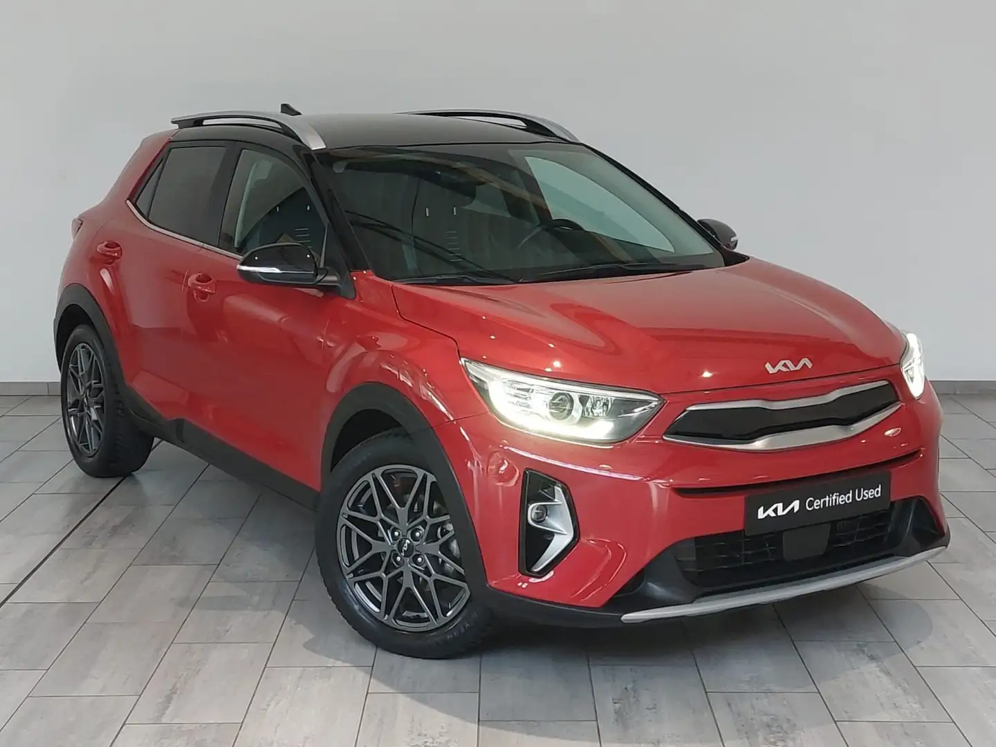 Kia Stonic BLACK EDITION Stonic 1.0 T ISG 100CV *GPS-CLIM* Rouge - 2