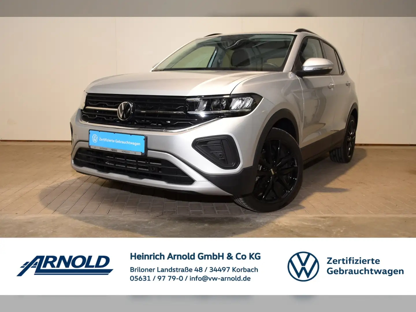 Volkswagen T-Cross TSI Life DSG AHK - LED - Navi Argent - 1