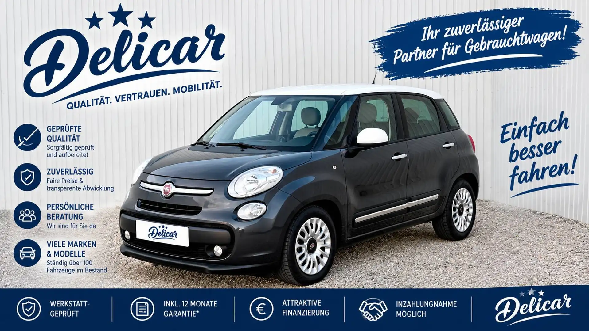 Fiat 500L Pop Star Grau - 1
