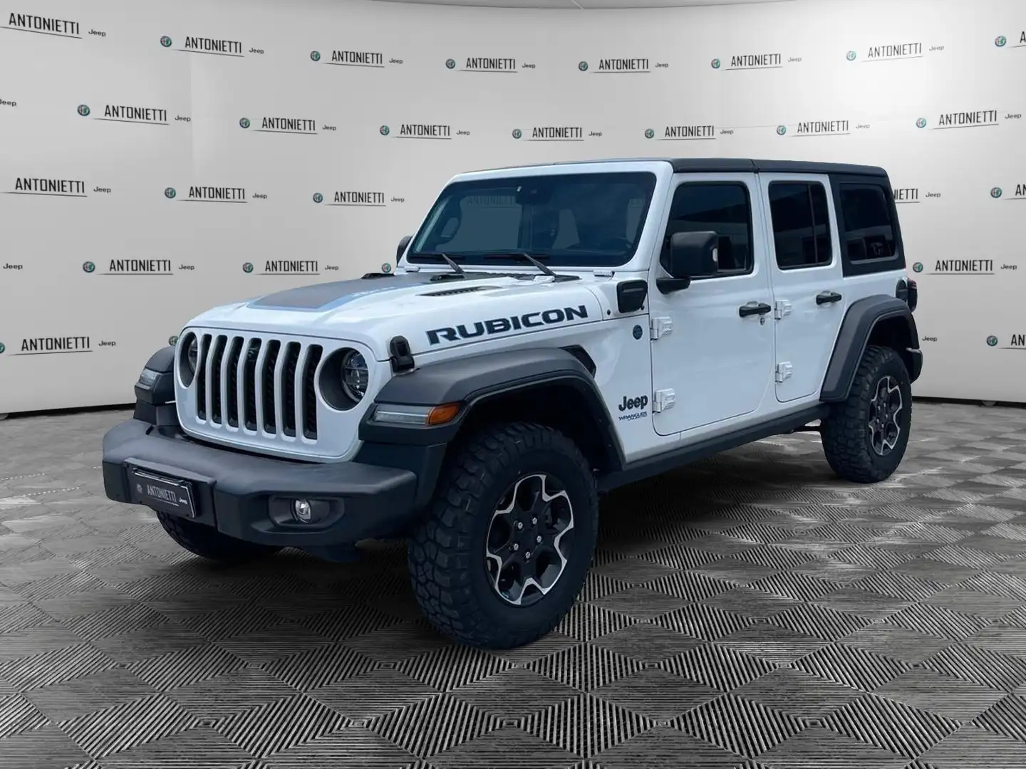 Jeep Wrangler Wrangler Unlimited 2.0 PHEV ATX 4xe Rubicon Bianco - 1