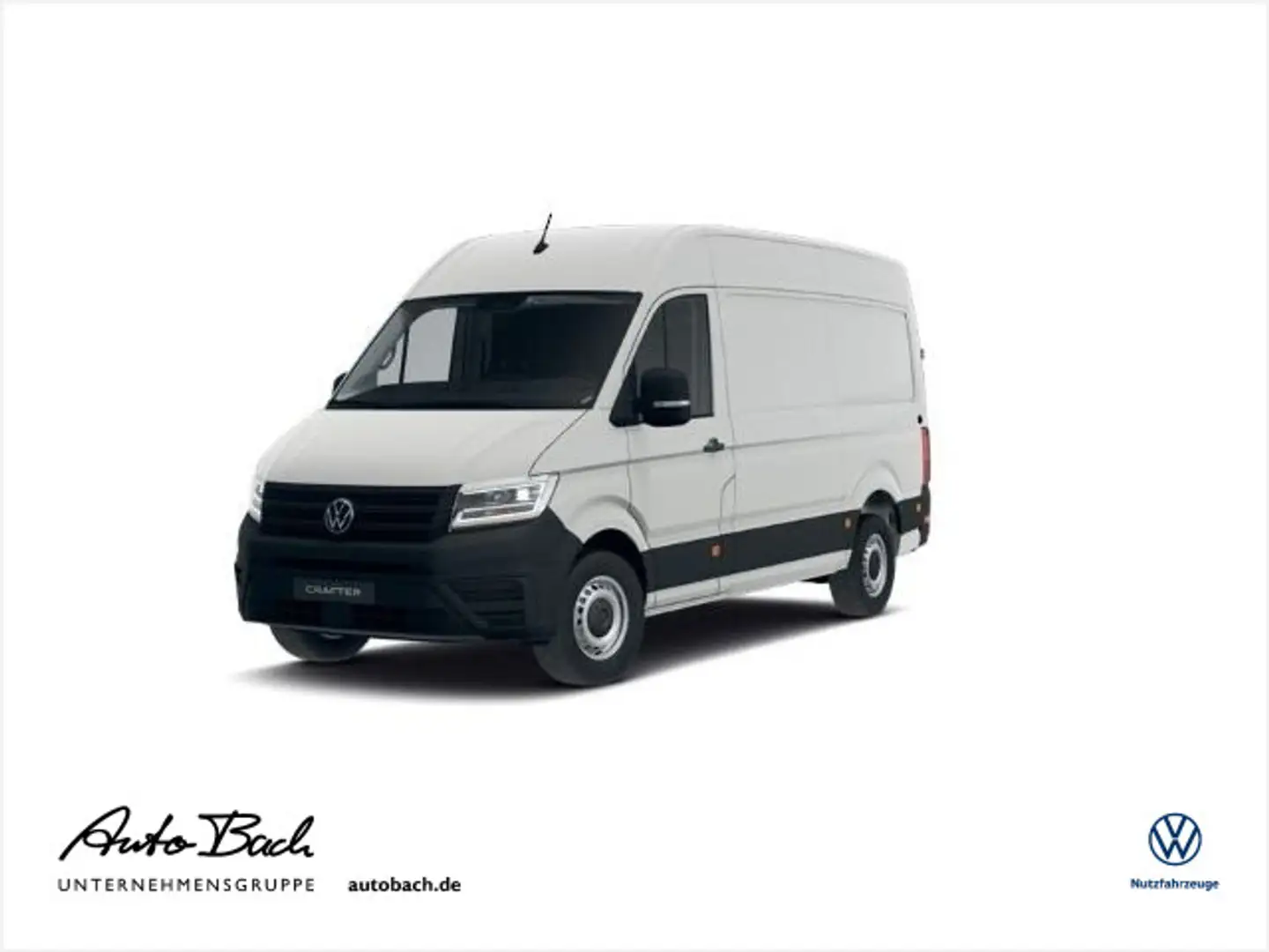 Volkswagen Crafter Kasten 2.0 TDI MR Navi LED GRA EPH DAB A Weiß - 1