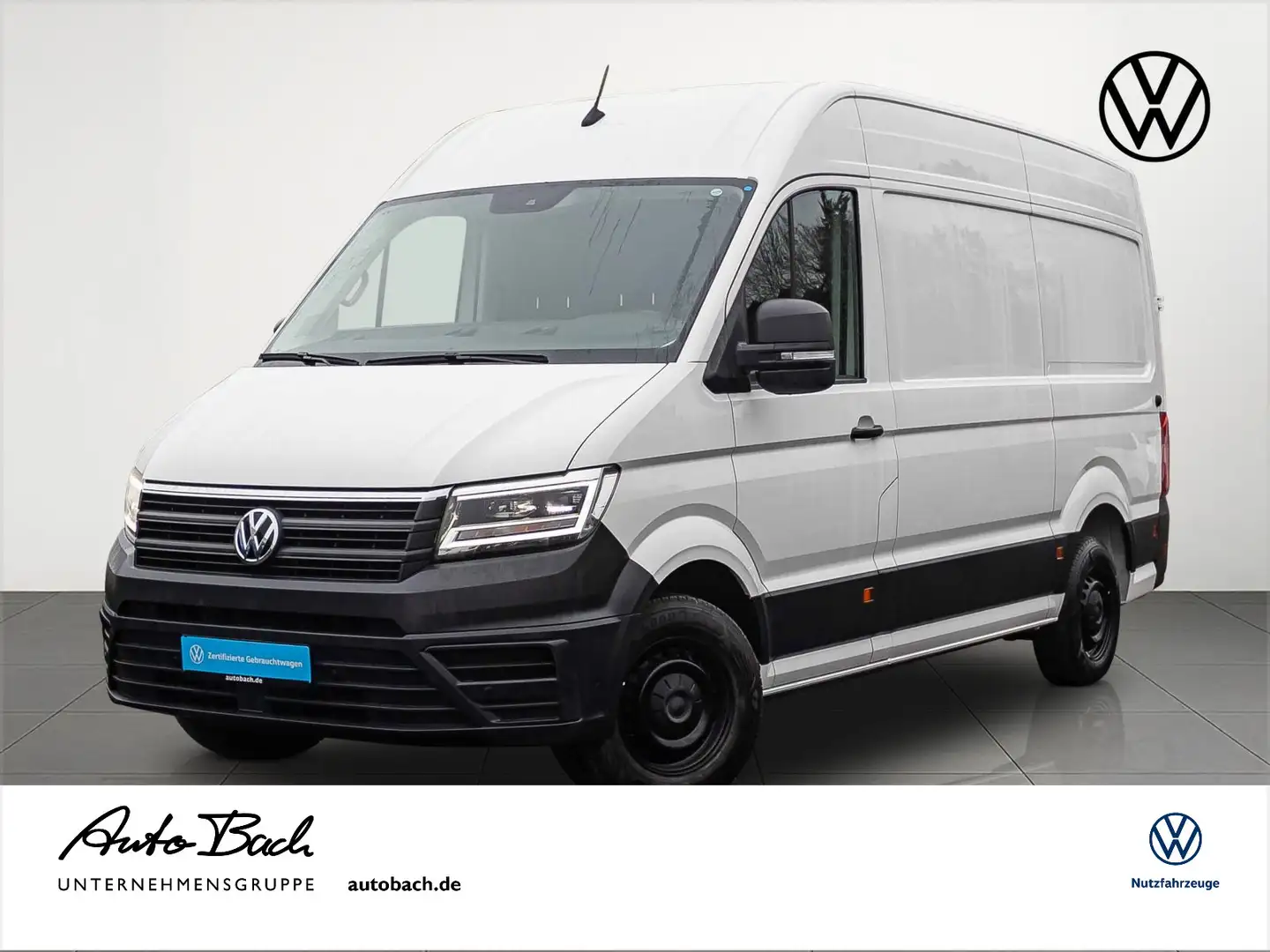 Volkswagen Crafter Kasten 2.0 TDI MR Navi LED GRA EPH DAB A Weiß - 1