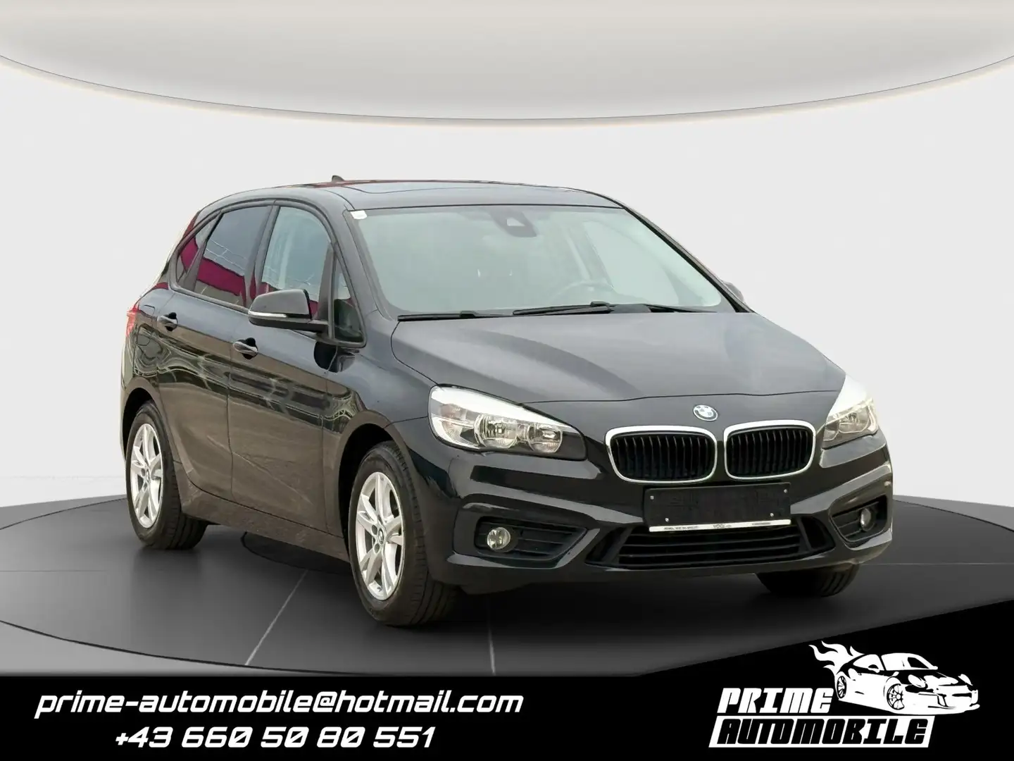 BMW 218 218d Active Tourer *PANO,AHK* Noir - 1